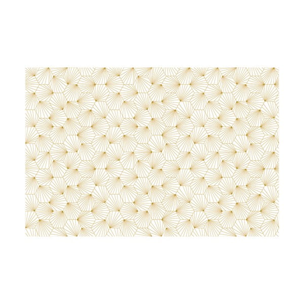 Bílo-žlutá dekorativní tapeta na nábytek Ambiance Hexoka-image-1