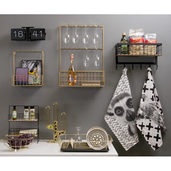 Odkapávač na nádobí ve zlaté barvě PT LIVING Linea-image-1