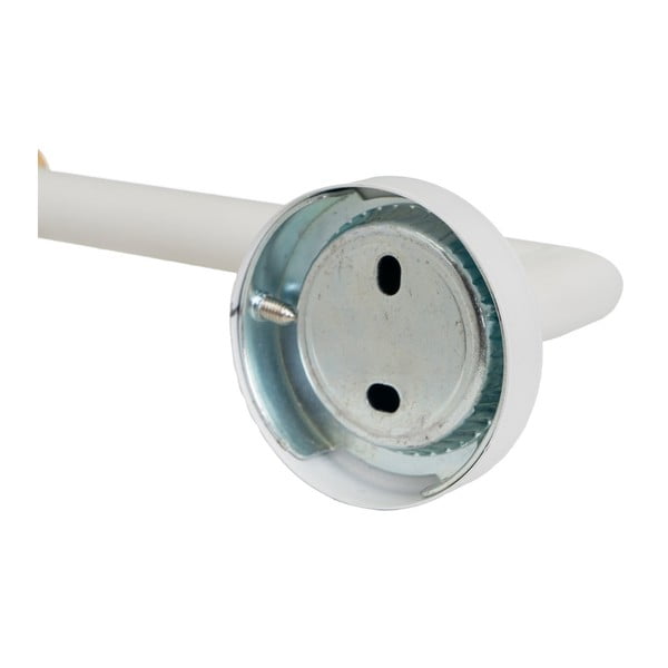 Bílý nástěnný kovový držák na toaletní papír – Casa Selección-image-3