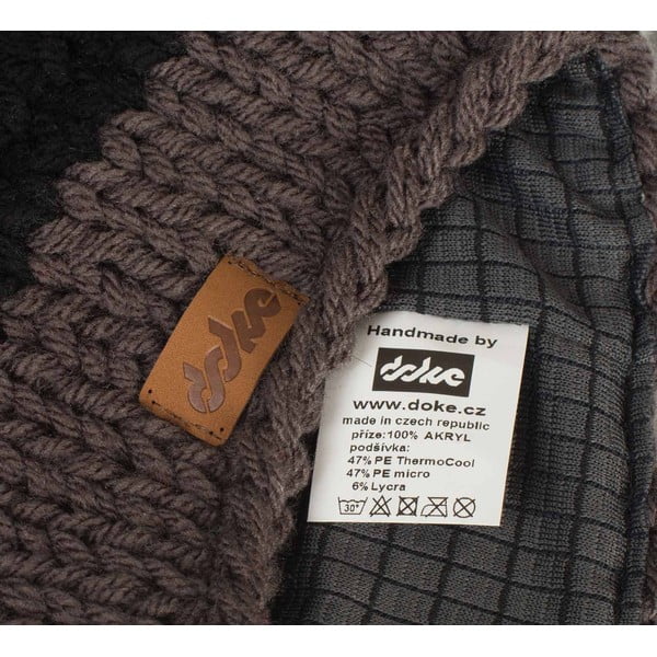 Ručně pletená čepice DOKE Stripes Beanie-image-2