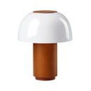 Oranžová hliníková LED stmívatelná stolní lampa (výška 22 cm) Harvest – Zone