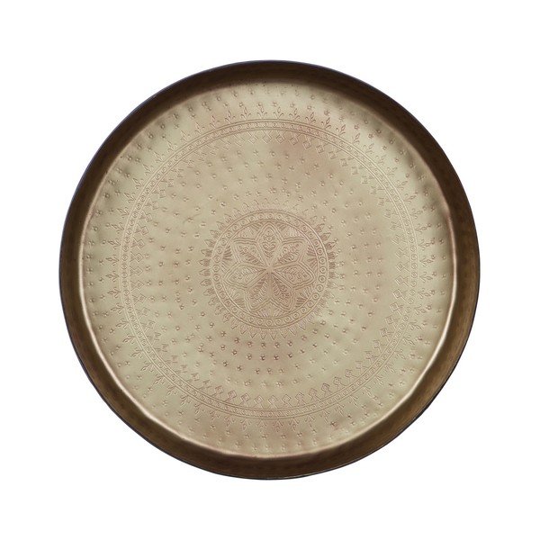 Dekorativní podnos s mosazným detailem BePureHome Waitress, Ø 44 cm-image-1