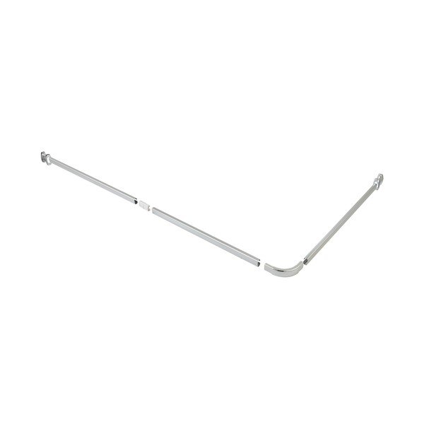 Tyč na sprchový závěs v leskle stříbrné barvě Era – Wenko-image-4