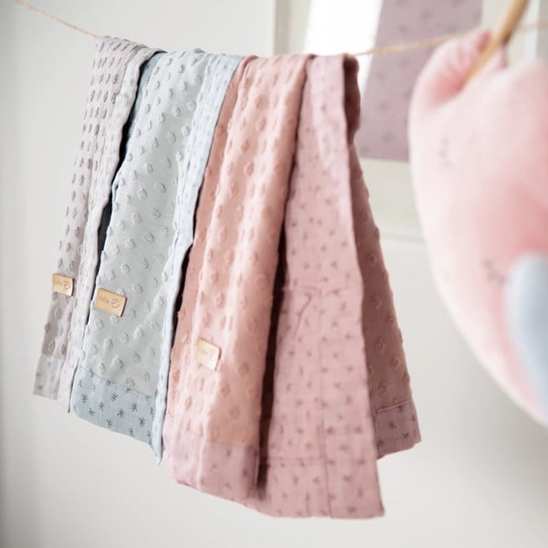 Růžová dětská deka 80x80 cm Lil Planet – Roba-image-1