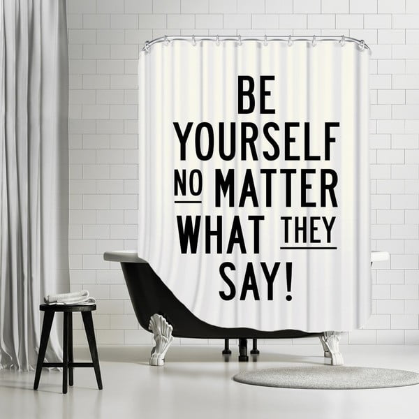 Koupelnový závěs Be Yourself, 180x180 cm