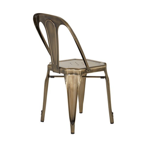 Kovová jídelní židle v mosazné barvě Grange – Premier Housewares-image-4