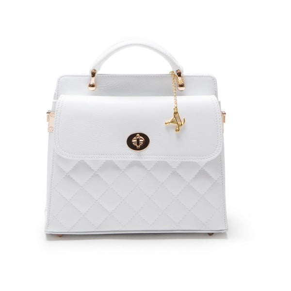 Kabelka Quilted Bianco