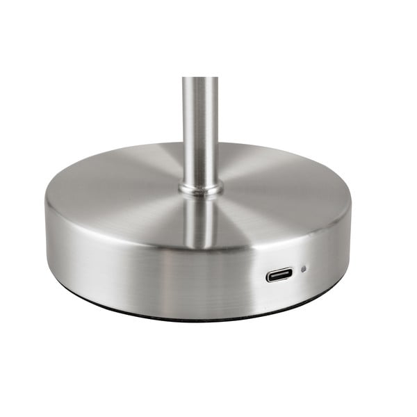 LED stmívatelná stolní lampa ve stříbrné barvě (výška 30 cm) Jeff – Reality-image-4