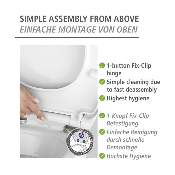 Záchodové prkénko s automatickým zavíráním 37 x 44,5 cm Rollin'Art Red Blossom – Wenko-image-4