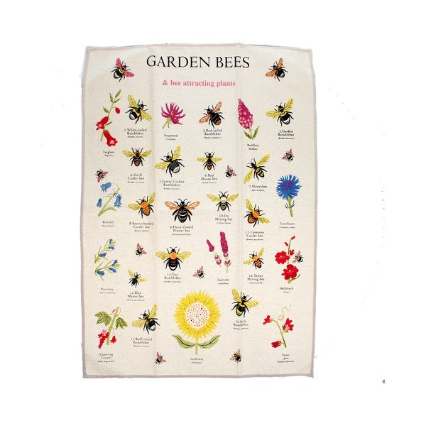 Bavlněná utěrka 50x70 cm Garden Bees – Rex London