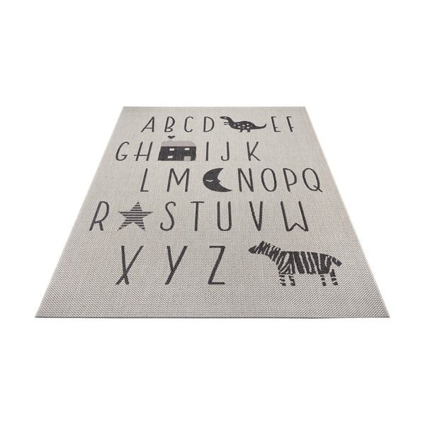 Krémový dětský koberec Ragami Letters, 160 x 230 cm-image-2