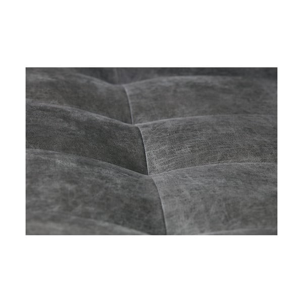 Černá pohovka z imitace kůže 277 cm Rodeo – WOOOD-image-3