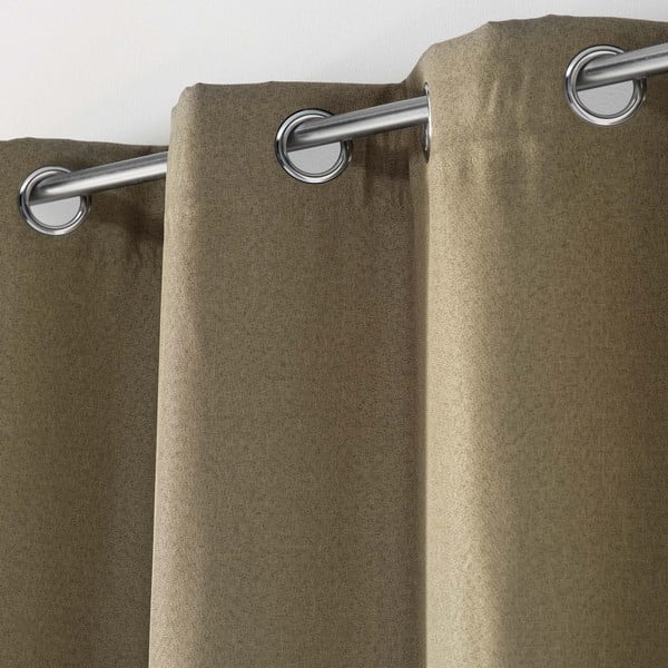 Hnědý zatemňovací závěs 135x240 cm Tissea – douceur d'intérieur-image-1