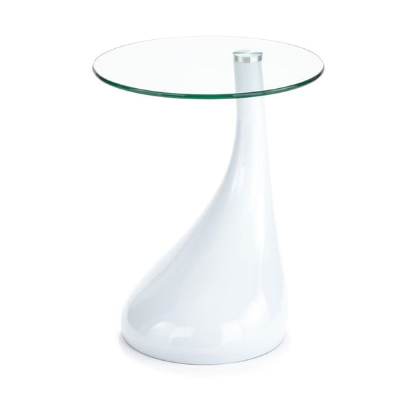 Kulatý odkládací stolek se skleněnou deskou ø 45 cm Pop - Tomasucci