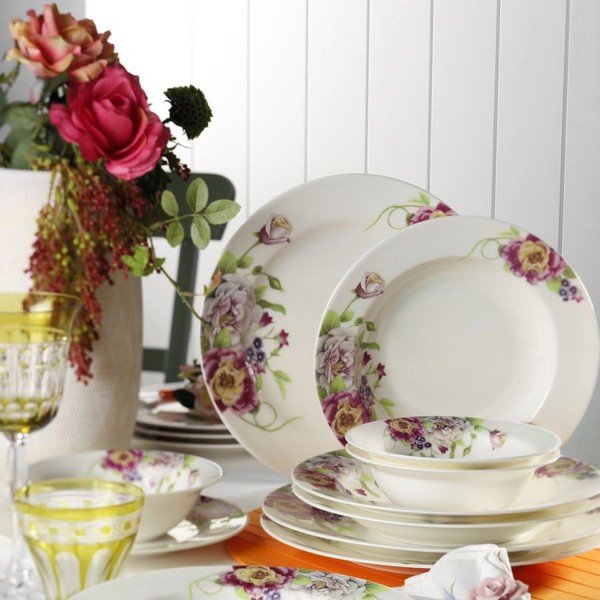 24dílná sada porcelánového nádobí Kutahya Spring-image-4