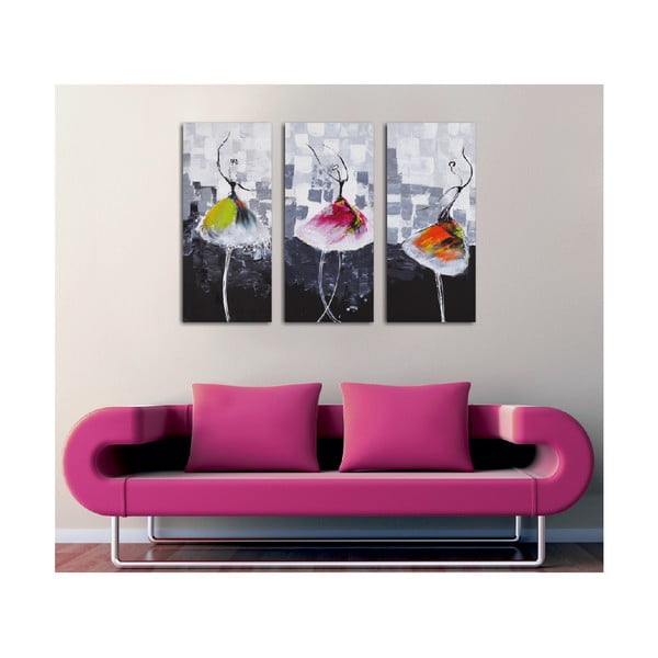 3 dílný obraz na plátně Dancers-image-2