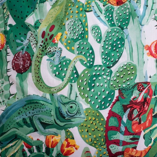 Zelené bavlněné dětské povlečení se svítícím efektem na jednolůžko 140x200 cm Chameleon – Jerry Fabrics-image-4