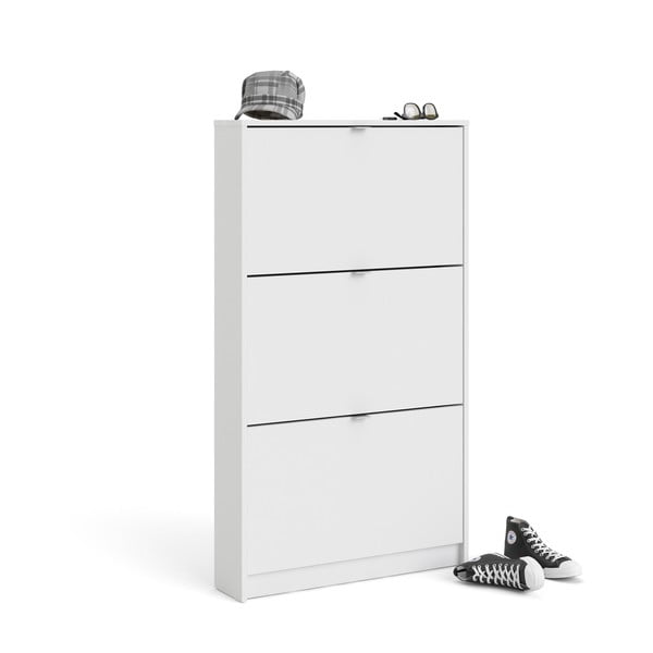 Bílý výklopný botník Shoes – Tvilum-image-4