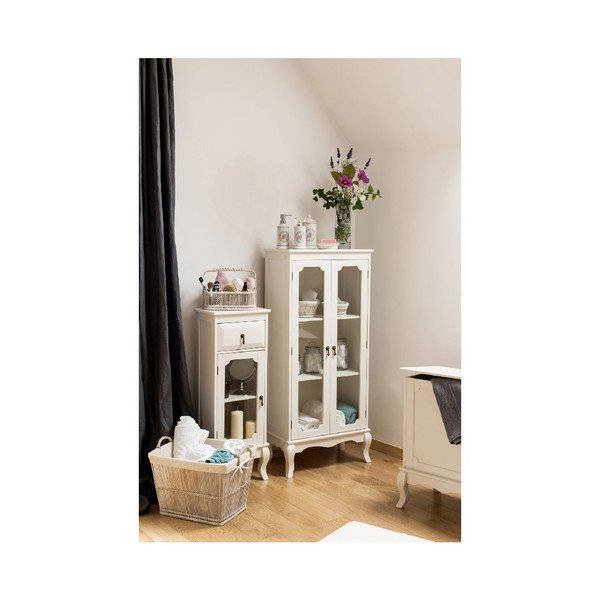 Krémový kelímek na zubní kartáčky z kameniny Premier Housewares Belle-image-1