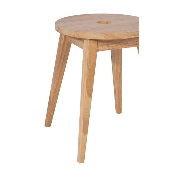 Stolička z kaučukového dřeva ve světle přírodní barvě Club – Bonami Essentials-image-3