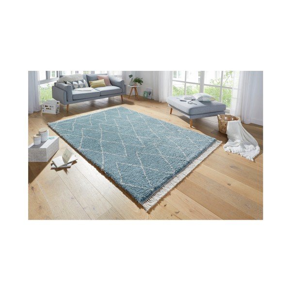 Modrý koberec Mint Rugs Galluya, 200 x 290 cm-image-1
