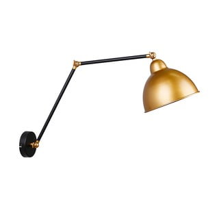 Kovové nástěnné svítidlo v černo-zlaté barvě Truck – Candellux Lighting