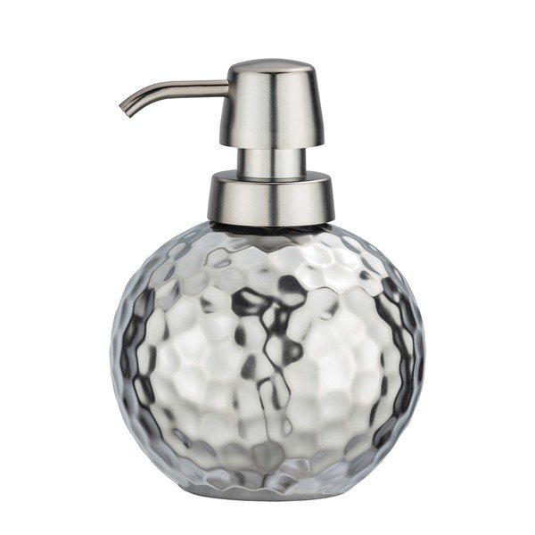 Keramický dávkovač na mýdlo ve stříbrné barvě Wenko Luna, 500 ml-image-1