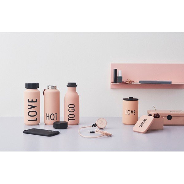 Růžová termo láhev Design Letters Hot, 500 ml-image-4