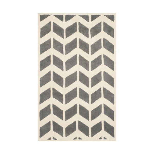Vlněný koberec Safavieh Brenna 121x182 cm, šedý