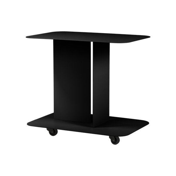 Kovový servírovací stolek na kolečkách 40x60 cm HO – noo.ma