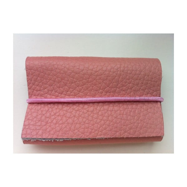 Peněženka Cotton Candy s růžovou a bílou gumičkou