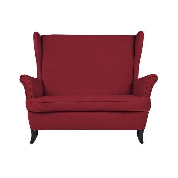 Červená dvoumístná pohovka Micadoni Home Pirla-image-1