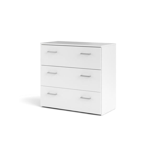 Bílá nízká komoda 74x70 cm Space – Tvilum-image-4