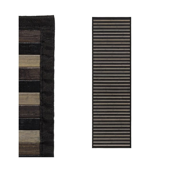 Šedý bambusový běhoun 60x200 cm – Casa Selección-image-2