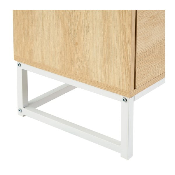 Vysoká komoda v dekoru břízy v přírodní barvě 60x97,5 cm – Casa Selección-image-3