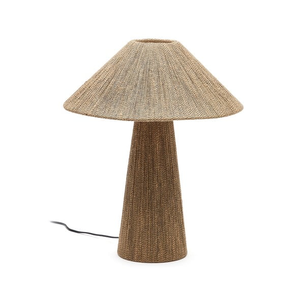 Světle hnědá stolní lampa se stínidlem z juty (výška 46 cm) Renee – Kave Home-image-2