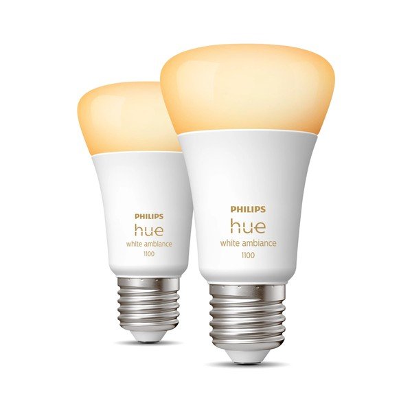 LED smart žárovky v sadě 2 ks E27, 11 W White ambiance – Philips Hue-image-1