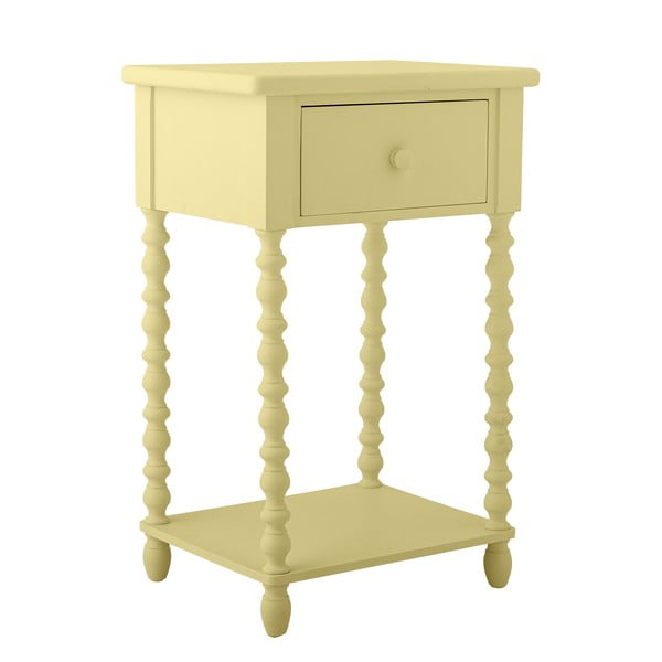 Světle žlutý noční stolek Salino – Bloomingville