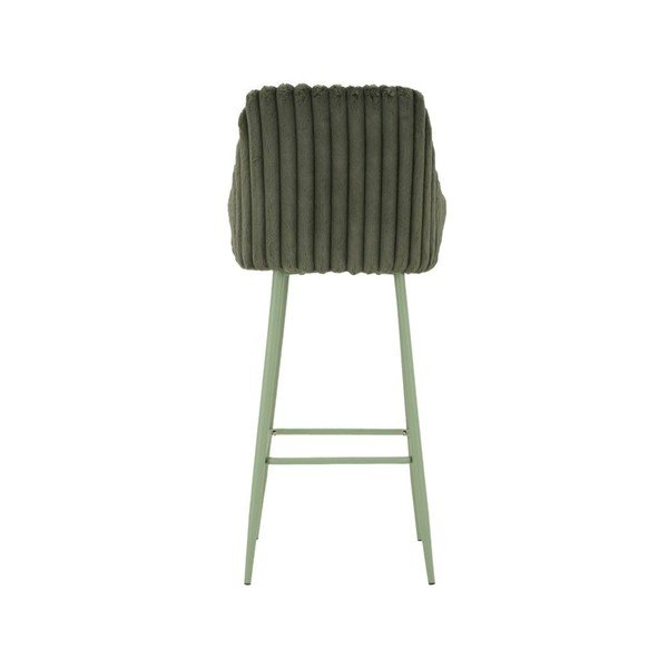 Zelené čalouněné barové židle v sadě 2 ks s područkami (výška sedáku 78 cm) Alaska – Mauro Ferretti-image-4