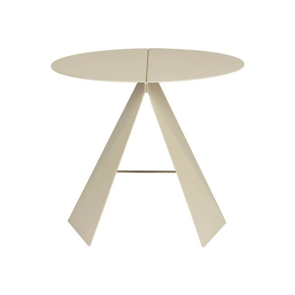 Kovový kulatý odkládací stolek 45x46 cm Foldy – Zuiver