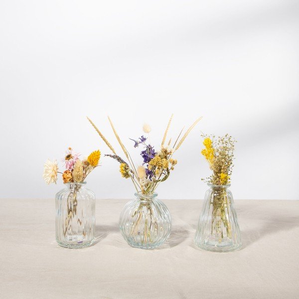 Sada 3 skleněných váz Sass & Belle Bud-image-1