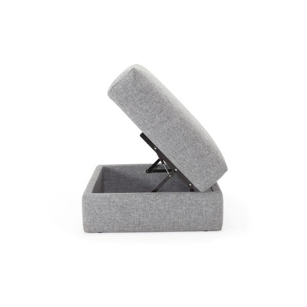 Šedá taburetka Innovation Cornila Pouf Twist Granite-image-2