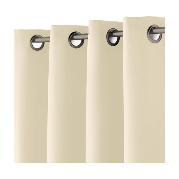 Béžový závěs 140x180 cm Essentiel – douceur d'intérieur-image-1