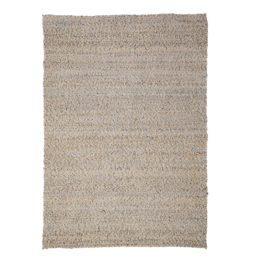 Žlutý/světle šedý ručně tkaný koberec 200x290 cm Finley – Flair Rugs