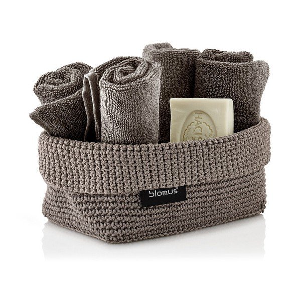 Hnědý úložný košík Blomus Rope, 11,5 x 20 cm-image-1