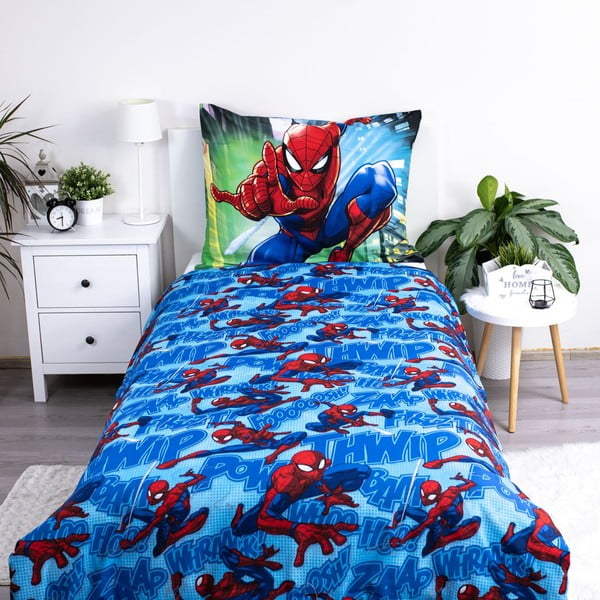 Bavlněné dětské povlečení na jednolůžko 140x200 cm Spider-man – Jerry Fabrics-image-3