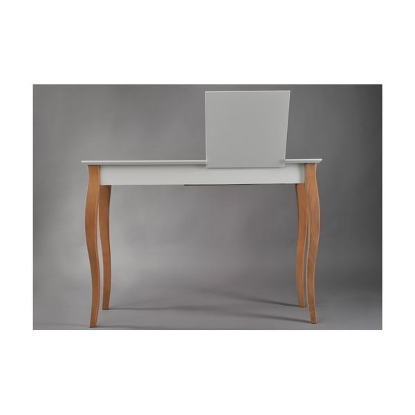 Bílý toaletní stolek se zrcadlem Ragaba Dressing Table, délka 105 cm-image-4