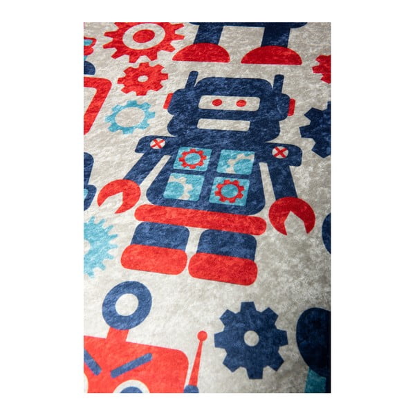 Dětský koberec Robot, ⌀ 140 cm-image-3