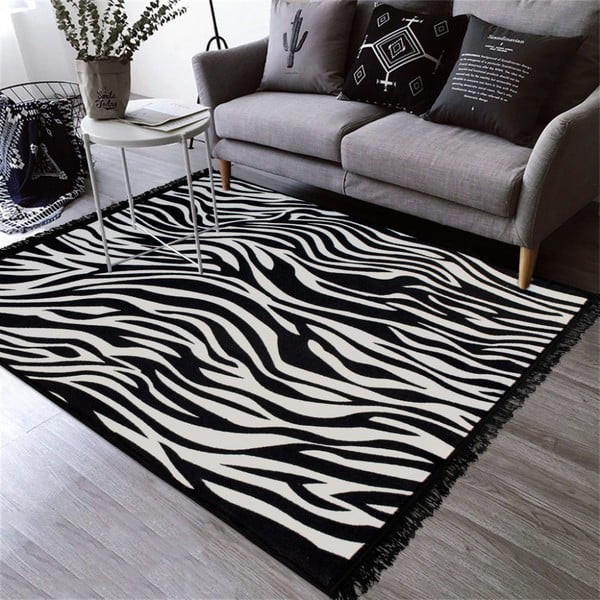 Oboustranný pratelný koberec Kate Louise Doube Sided Rug Zebra, 160 x 250 cm-image-4