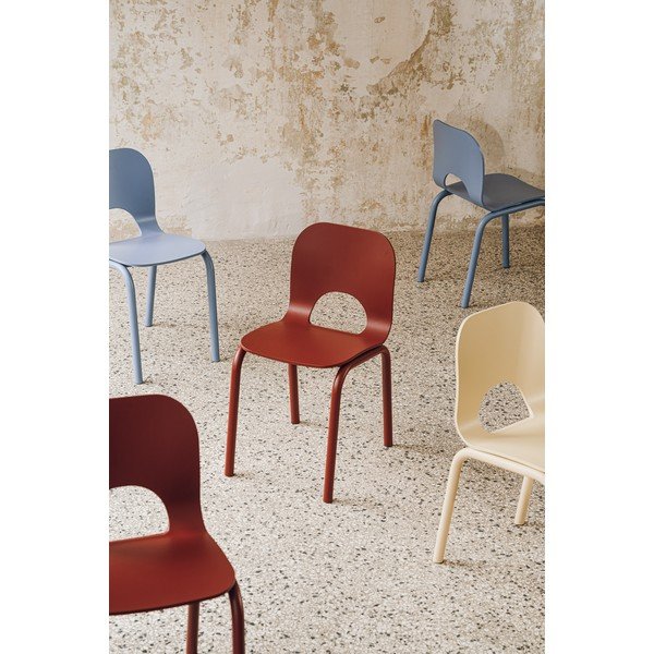 Červená jídelní židle Atto – noo.ma-image-1